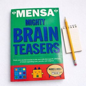 Mensa Mighty Brain Teasers Puzzle Book Mensa Logic Riddles Brain Games
